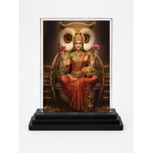 Lakshmi Acrylic Car Dashboard Showpiece | Double-Sided Lakshmi Photo Stand | 3 X 4 Inch Photo | Transparent Acrylic Frame With Black Base | Car Dashboard, Office & Table Decor (F71953) Lakshmi Acrylic Car Dashboard Showpiece | Double-Sided Lakshmi Photo Stand | 3 X 4 Inch Photo | Transparent Acrylic Frame With Black Base | Car Dashboard, Office & Table Decor (F71953)