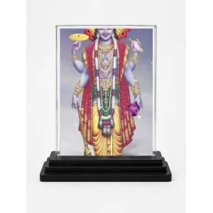 Vishnu Acrylic Car Dashboard Showpiece | Double-Sided Vishnu Photo Stand | 3 X 4 Inch Photo | Transparent Acrylic Frame With Black Base | Car Dashboard, Office & Table Decor (F71957) Vishnu Acrylic Car Dashboard Showpiece | Double-Sided Vishnu Photo Stand | 3 X 4 Inch Photo | Transparent Acrylic Frame With Black Base | Car Dashboard, Office & Table Decor (F71957)
