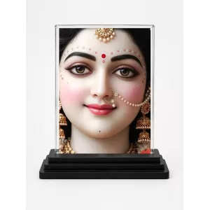 Goddess Lakshmi Acrylic Car Dashboard Showpiece | Double-Sided Goddess Lakshmi Photo Stand | 3 X 4 Inch Photo | Transparent Acrylic Frame With Black Base | Car Dashboard, Office & Table Decor (F71995) Goddess Lakshmi Acrylic Car Dashboard Showpiece | Double-Sided Goddess Lakshmi Photo Stand | 3 X 4 Inch Photo | Transparent Acrylic Frame With Black Base | Car Dashboard, Office & Table Decor (F71995)