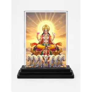 Surya Acrylic Car Dashboard Showpiece | Double-Sided Surya Photo Stand | 3 X 4 Inch Photo | Transparent Acrylic Frame With Black Base | Car Dashboard, Office & Table Decor (F71999) Surya Acrylic Car Dashboard Showpiece | Double-Sided Surya Photo Stand | 3 X 4 Inch Photo | Transparent Acrylic Frame With Black Base | Car Dashboard, Office & Table Decor (F71999)