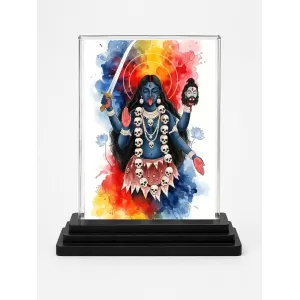 Kali Acrylic Car Dashboard Showpiece | Double-Sided Kali Photo Stand | 3 X 4 Inch Photo | Transparent Acrylic Frame With Black Base | Car Dashboard, Office & Table Decor (F72009) Kali Acrylic Car Dashboard Showpiece | Double-Sided Kali Photo Stand | 3 X 4 Inch Photo | Transparent Acrylic Frame With Black Base | Car Dashboard, Office & Table Decor (F72009)