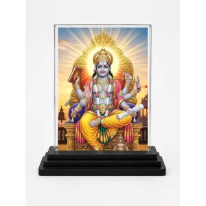 Vishnu Acrylic Car Dashboard Showpiece | Double-Sided Vishnu Photo Stand | 3 X 4 Inch Photo | Transparent Acrylic Frame With Black Base | Car Dashboard, Office & Table Decor (F72026) Vishnu Acrylic Car Dashboard Showpiece | Double-Sided Vishnu Photo Stand | 3 X 4 Inch Photo | Transparent Acrylic Frame With Black Base | Car Dashboard, Office & Table Decor (F72026)