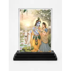 Shree Krishna Acrylic Car Dashboard Showpiece | Double-Sided Shree Krishna Photo Stand | 3 X 4 Inch Photo | Transparent Acrylic Frame With Black Base | Car Dashboard, Office & Table Decor (F72047) Shree Krishna Acrylic Car Dashboard Showpiece | Double-Sided Shree Krishna Photo Stand | 3 X 4 Inch Photo | Transparent Acrylic Frame With Black Base | Car Dashboard, Office & Table Decor (F72047)