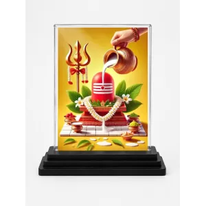 Lord Shiva Acrylic Car Dashboard Showpiece | Double-Sided Lord Shiva Photo Stand | 3 X 4 Inch Photo | Transparent Acrylic Frame With Black Base | Car Dashboard, Office & Table Decor (F72072) Lord Shiva Acrylic Car Dashboard Showpiece | Double-Sided Lord Shiva Photo Stand | 3 X 4 Inch Photo | Transparent Acrylic Frame With Black Base | Car Dashboard, Office & Table Decor (F72072)