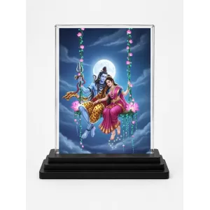 Lord Shiva Acrylic Car Dashboard Showpiece | Double-Sided Lord Shiva Photo Stand | 3 X 4 Inch Photo | Transparent Acrylic Frame With Black Base | Car Dashboard, Office & Table Decor (F72081) Lord Shiva Acrylic Car Dashboard Showpiece | Double-Sided Lord Shiva Photo Stand | 3 X 4 Inch Photo | Transparent Acrylic Frame With Black Base | Car Dashboard, Office & Table Decor (F72081)