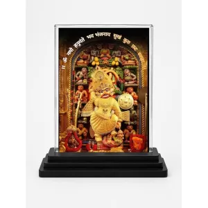 Shree Kashtabhanjan Dev Hanumanji Acrylic Car Dashboard Showpiece | Double-Sided Shree Kashtabhanjan Dev Hanumanji Photo Stand | 3 X 4 Inch Photo | Transparent Acrylic Frame With Black Base | Car Dashboard, Office & Table Decor (F72097) Shree Kashtabhanjan Dev Hanumanji Acrylic Car Dashboard Showpiece | Double-Sided Shree Kashtabhanjan Dev Hanumanji Photo Stand | 3 X 4 Inch Photo | Transparent Acrylic Frame With Black Base | Car Dashboard, Office & Table Decor (F72097)