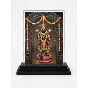 Lakshmi Acrylic Car Dashboard Showpiece | Double-Sided Lakshmi Photo Stand | 3 X 4 Inch Photo | Transparent Acrylic Frame With Black Base | Car Dashboard, Office & Table Decor (F72102) Lakshmi Acrylic Car Dashboard Showpiece | Double-Sided Lakshmi Photo Stand | 3 X 4 Inch Photo | Transparent Acrylic Frame With Black Base | Car Dashboard, Office & Table Decor (F72102)
