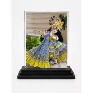 Shree Krishna Acrylic Car Dashboard Showpiece | Double-Sided Shree Krishna Photo Stand | 3 X 4 Inch Photo | Transparent Acrylic Frame With Black Base | Car Dashboard, Office & Table Decor (F72107) Shree Krishna Acrylic Car Dashboard Showpiece | Double-Sided Shree Krishna Photo Stand | 3 X 4 Inch Photo | Transparent Acrylic Frame With Black Base | Car Dashboard, Office & Table Decor (F72107)