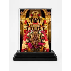 Venkateswara Acrylic Car Dashboard Showpiece | Double-Sided Venkateswara Photo Stand | 3 X 4 Inch Photo | Transparent Acrylic Frame With Black Base | Car Dashboard, Office & Table Decor (F72111) Venkateswara Acrylic Car Dashboard Showpiece | Double-Sided Venkateswara Photo Stand | 3 X 4 Inch Photo | Transparent Acrylic Frame With Black Base | Car Dashboard, Office & Table Decor (F72111)