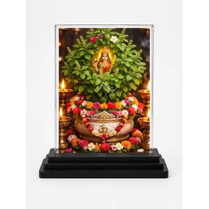 Lakshmi Acrylic Car Dashboard Showpiece | Double-Sided Lakshmi Photo Stand | 3 X 4 Inch Photo | Transparent Acrylic Frame With Black Base | Car Dashboard, Office & Table Decor (F72116) Lakshmi Acrylic Car Dashboard Showpiece | Double-Sided Lakshmi Photo Stand | 3 X 4 Inch Photo | Transparent Acrylic Frame With Black Base | Car Dashboard, Office & Table Decor (F72116)