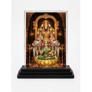 Lord Tirupati & Goddess Lakshmi Acrylic Car Dashboard Showpiece | Double-Sided Lord Tirupati & Goddess Lakshmi Photo Stand | 3 X 4 Inch Photo | Transparent Acrylic Frame With Black Base | Car Dashboard, Office & Table Decor (F72118) Lord Tirupati & Goddess Lakshmi Acrylic Car Dashboard Showpiece | Double-Sided Lord Tirupati & Goddess Lakshmi Photo Stand | 3 X 4 Inch Photo | Transparent Acrylic Frame With Black Base | Car Dashboard, Office & Table Decor (F72118)