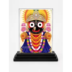 Jagannath Acrylic Car Dashboard Showpiece | Double-Sided Jagannath Photo Stand | 3 X 4 Inch Photo | Transparent Acrylic Frame With Black Base | Car Dashboard, Office & Table Decor (F72119) Jagannath Acrylic Car Dashboard Showpiece | Double-Sided Jagannath Photo Stand | 3 X 4 Inch Photo | Transparent Acrylic Frame With Black Base | Car Dashboard, Office & Table Decor (F72119)
