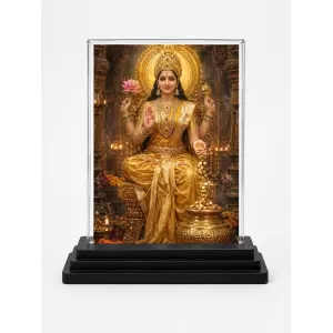 Lakshmi Acrylic Car Dashboard Showpiece | Double-Sided Lakshmi Photo Stand | 3 X 4 Inch Photo | Transparent Acrylic Frame With Black Base | Car Dashboard, Office & Table Decor (F72139) Lakshmi Acrylic Car Dashboard Showpiece | Double-Sided Lakshmi Photo Stand | 3 X 4 Inch Photo | Transparent Acrylic Frame With Black Base | Car Dashboard, Office & Table Decor (F72139)
