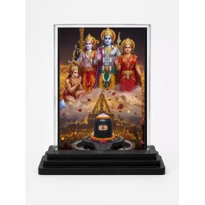 Ram Darbar Acrylic Car Dashboard Showpiece | Double-Sided Ram Darbar Photo Stand | 3 X 4 Inch Photo | Transparent Acrylic Frame With Black Base | Car Dashboard, Office & Table Decor (F72144) Ram Darbar Acrylic Car Dashboard Showpiece | Double-Sided Ram Darbar Photo Stand | 3 X 4 Inch Photo | Transparent Acrylic Frame With Black Base | Car Dashboard, Office & Table Decor (F72144)