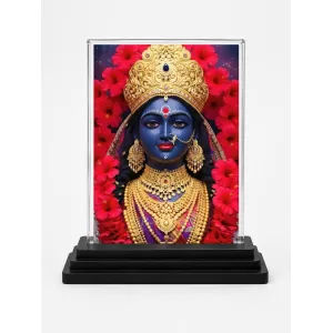 Kali Acrylic Car Dashboard Showpiece | Double-Sided Kali Photo Stand | 3 X 4 Inch Photo | Transparent Acrylic Frame With Black Base | Car Dashboard, Office & Table Decor (F72149) Kali Acrylic Car Dashboard Showpiece | Double-Sided Kali Photo Stand | 3 X 4 Inch Photo | Transparent Acrylic Frame With Black Base | Car Dashboard, Office & Table Decor (F72149)