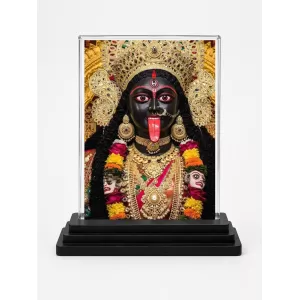Kali Acrylic Car Dashboard Showpiece | Double-Sided Kali Photo Stand | 3 X 4 Inch Photo | Transparent Acrylic Frame With Black Base | Car Dashboard, Office & Table Decor (F72159) Kali Acrylic Car Dashboard Showpiece | Double-Sided Kali Photo Stand | 3 X 4 Inch Photo | Transparent Acrylic Frame With Black Base | Car Dashboard, Office & Table Decor (F72159)