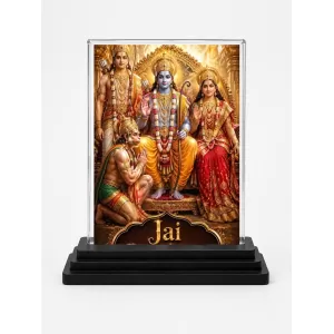 Rama Acrylic Car Dashboard Showpiece | Double-Sided Rama Photo Stand | 3 X 4 Inch Photo | Transparent Acrylic Frame With Black Base | Car Dashboard, Office & Table Decor (F72171) Rama Acrylic Car Dashboard Showpiece | Double-Sided Rama Photo Stand | 3 X 4 Inch Photo | Transparent Acrylic Frame With Black Base | Car Dashboard, Office & Table Decor (F72171)