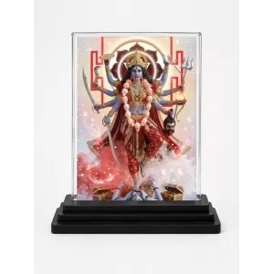 Kali Acrylic Car Dashboard Showpiece | Double-Sided Kali Photo Stand | 3 X 4 Inch Photo | Transparent Acrylic Frame With Black Base | Car Dashboard, Office & Table Decor (F72172) Kali Acrylic Car Dashboard Showpiece | Double-Sided Kali Photo Stand | 3 X 4 Inch Photo | Transparent Acrylic Frame With Black Base | Car Dashboard, Office & Table Decor (F72172)