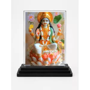 Lakshmi Acrylic Car Dashboard Showpiece | Double-Sided Lakshmi Photo Stand | 3 X 4 Inch Photo | Transparent Acrylic Frame With Black Base | Car Dashboard, Office & Table Decor (F72179) Lakshmi Acrylic Car Dashboard Showpiece | Double-Sided Lakshmi Photo Stand | 3 X 4 Inch Photo | Transparent Acrylic Frame With Black Base | Car Dashboard, Office & Table Decor (F72179)