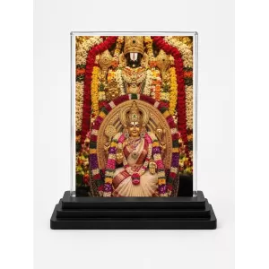 Lord Tirupati & Goddess Lakshmi Acrylic Car Dashboard Showpiece | Double-Sided Lord Tirupati & Goddess Lakshmi Photo Stand | 3 X 4 Inch Photo | Transparent Acrylic Frame With Black Base | Car Dashboard, Office & Table Decor (F72198) Lord Tirupati & Goddess Lakshmi Acrylic Car Dashboard Showpiece | Double-Sided Lord Tirupati & Goddess Lakshmi Photo Stand | 3 X 4 Inch Photo | Transparent Acrylic Frame With Black Base | Car Dashboard, Office & Table Decor (F72198)