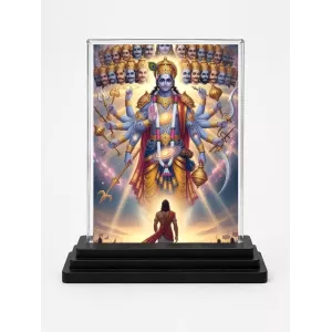 Vishnu Acrylic Car Dashboard Showpiece | Double-Sided Vishnu Photo Stand | 3 X 4 Inch Photo | Transparent Acrylic Frame With Black Base | Car Dashboard, Office & Table Decor (F72208) Vishnu Acrylic Car Dashboard Showpiece | Double-Sided Vishnu Photo Stand | 3 X 4 Inch Photo | Transparent Acrylic Frame With Black Base | Car Dashboard, Office & Table Decor (F72208)