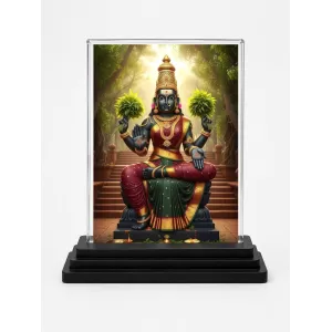 Ayodhya Mata Acrylic Car Dashboard Showpiece | Double-Sided Ayodhya Mata Photo Stand | 3 X 4 Inch Photo | Transparent Acrylic Frame With Black Base | Car Dashboard, Office & Table Decor (F72214) Ayodhya Mata Acrylic Car Dashboard Showpiece | Double-Sided Ayodhya Mata Photo Stand | 3 X 4 Inch Photo | Transparent Acrylic Frame With Black Base | Car Dashboard, Office & Table Decor (F72214)