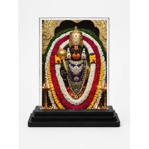 Veerabhadra Acrylic Car Dashboard Showpiece | Double-Sided Veerabhadra Photo Stand | 3 X 4 Inch Photo | Transparent Acrylic Frame With Black Base | Car Dashboard, Office & Table Decor (F72217) Veerabhadra Acrylic Car Dashboard Showpiece | Double-Sided Veerabhadra Photo Stand | 3 X 4 Inch Photo | Transparent Acrylic Frame With Black Base | Car Dashboard, Office & Table Decor (F72217)
