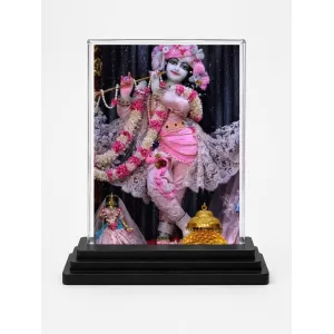 Krishna Acrylic Car Dashboard Showpiece | Double-Sided Krishna Photo Stand | 3 X 4 Inch Photo | Transparent Acrylic Frame With Black Base | Car Dashboard, Office & Table Decor (F72233) Krishna Acrylic Car Dashboard Showpiece | Double-Sided Krishna Photo Stand | 3 X 4 Inch Photo | Transparent Acrylic Frame With Black Base | Car Dashboard, Office & Table Decor (F72233)