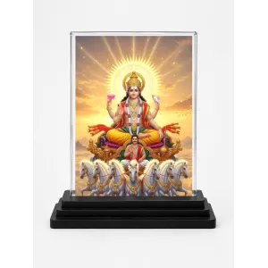 Surya Acrylic Car Dashboard Showpiece | Double-Sided Surya Photo Stand | 3 X 4 Inch Photo | Transparent Acrylic Frame With Black Base | Car Dashboard, Office & Table Decor (F72237) Surya Acrylic Car Dashboard Showpiece | Double-Sided Surya Photo Stand | 3 X 4 Inch Photo | Transparent Acrylic Frame With Black Base | Car Dashboard, Office & Table Decor (F72237)