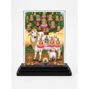 Kamdhenu Cow Acrylic Car Dashboard Showpiece | Double-Sided Kamdhenu Cow Photo Stand | 3 X 4 Inch Photo | Transparent Acrylic Frame With Black Base | Car Dashboard, Office & Table Decor (F72249) Kamdhenu Cow Acrylic Car Dashboard Showpiece | Double-Sided Kamdhenu Cow Photo Stand | 3 X 4 Inch Photo | Transparent Acrylic Frame With Black Base | Car Dashboard, Office & Table Decor (F72249)