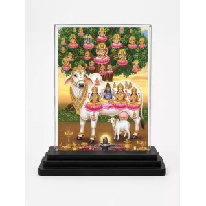 Kamadhenu Acrylic Car Dashboard Showpiece | Double-Sided Kamadhenu Photo Stand | 3 X 4 Inch Photo | Transparent Acrylic Frame With Black Base | Car Dashboard, Office & Table Decor (F72251) Kamadhenu Acrylic Car Dashboard Showpiece | Double-Sided Kamadhenu Photo Stand | 3 X 4 Inch Photo | Transparent Acrylic Frame With Black Base | Car Dashboard, Office & Table Decor (F72251)