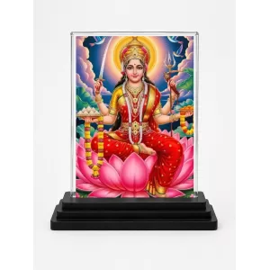 Lakshmi Acrylic Car Dashboard Showpiece | Double-Sided Lakshmi Photo Stand | 3 X 4 Inch Photo | Transparent Acrylic Frame With Black Base | Car Dashboard, Office & Table Decor (F72254) Lakshmi Acrylic Car Dashboard Showpiece | Double-Sided Lakshmi Photo Stand | 3 X 4 Inch Photo | Transparent Acrylic Frame With Black Base | Car Dashboard, Office & Table Decor (F72254)