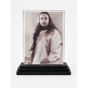 Shree Yogodananda Acrylic Car Dashboard Showpiece | Double-Sided Shree Yogodananda Photo Stand | 3 X 4 Inch Photo | Transparent Acrylic Frame With Black Base | Car Dashboard, Office & Table Decor (F72283) Shree Yogodananda Acrylic Car Dashboard Showpiece | Double-Sided Shree Yogodananda Photo Stand | 3 X 4 Inch Photo | Transparent Acrylic Frame With Black Base | Car Dashboard, Office & Table Decor (F72283)