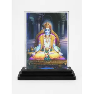 Lord Vishnu Acrylic Car Dashboard Showpiece | Double-Sided Lord Vishnu Photo Stand | 3 X 4 Inch Photo | Transparent Acrylic Frame With Black Base | Car Dashboard, Office & Table Decor (F72298) Lord Vishnu Acrylic Car Dashboard Showpiece | Double-Sided Lord Vishnu Photo Stand | 3 X 4 Inch Photo | Transparent Acrylic Frame With Black Base | Car Dashboard, Office & Table Decor (F72298)