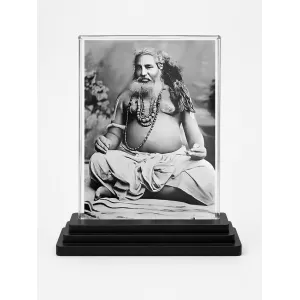 Shree Shree Vijay Krishna Goswami Acrylic Car Dashboard Showpiece | Double-Sided Shree Shree Vijay Krishna Goswami Photo Stand | 3 X 4 Inch Photo | Transparent Acrylic Frame With Black Base | Car Dashboard, Office & Table Decor (F72304) Shree Shree Vijay Krishna Goswami Acrylic Car Dashboard Showpiece | Double-Sided Shree Shree Vijay Krishna Goswami Photo Stand | 3 X 4 Inch Photo | Transparent Acrylic Frame With Black Base | Car Dashboard, Office & Table Decor (F72304)