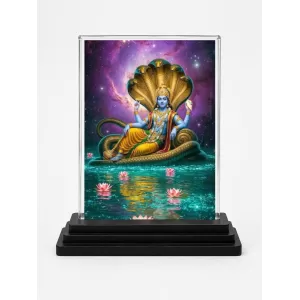 Vishnu Acrylic Car Dashboard Showpiece | Double-Sided Vishnu Photo Stand | 3 X 4 Inch Photo | Transparent Acrylic Frame With Black Base | Car Dashboard, Office & Table Decor (F72328) Vishnu Acrylic Car Dashboard Showpiece | Double-Sided Vishnu Photo Stand | 3 X 4 Inch Photo | Transparent Acrylic Frame With Black Base | Car Dashboard, Office & Table Decor (F72328)