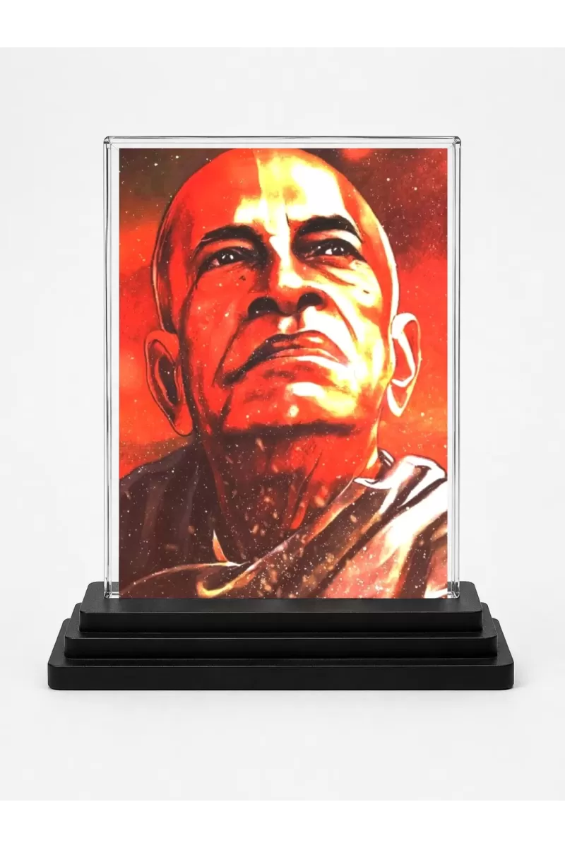 Dwayne Johnson Acrylic Car Dashboard Showpiece | Double-Sided Dwayne Johnson Photo Stand | 3 X 4 Inch Photo | Transparent Acrylic Frame With Black Base | Car Dashboard, Office & Table Decor (F72330)