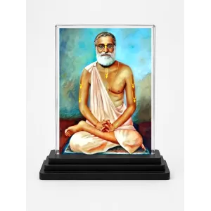 Shree Ramkrishna Acrylic Car Dashboard Showpiece | Double-Sided Shree Ramkrishna Photo Stand | 3 X 4 Inch Photo | Transparent Acrylic Frame With Black Base | Car Dashboard, Office & Table Decor (F72335) Shree Ramkrishna Acrylic Car Dashboard Showpiece | Double-Sided Shree Ramkrishna Photo Stand | 3 X 4 Inch Photo | Transparent Acrylic Frame With Black Base | Car Dashboard, Office & Table Decor (F72335)