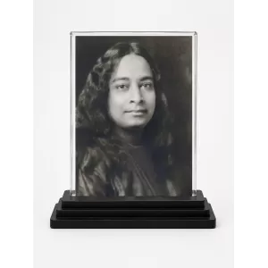 Shree Shree Yogodananda Acrylic Car Dashboard Showpiece | Double-Sided Shree Shree Yogodananda Photo Stand | 3 X 4 Inch Photo | Transparent Acrylic Frame With Black Base | Car Dashboard, Office & Table Decor (F72343) Shree Shree Yogodananda Acrylic Car Dashboard Showpiece | Double-Sided Shree Shree Yogodananda Photo Stand | 3 X 4 Inch Photo | Transparent Acrylic Frame With Black Base | Car Dashboard, Office & Table Decor (F72343)