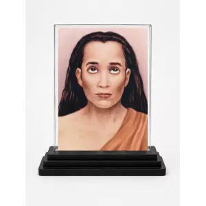 Maha Avatar Babaji Acrylic Car Dashboard Showpiece | Double-Sided Maha Avatar Babaji Photo Stand | 3 X 4 Inch Photo | Transparent Acrylic Frame With Black Base | Car Dashboard, Office & Table Decor (F72345) Maha Avatar Babaji Acrylic Car Dashboard Showpiece | Double-Sided Maha Avatar Babaji Photo Stand | 3 X 4 Inch Photo | Transparent Acrylic Frame With Black Base | Car Dashboard, Office & Table Decor (F72345)