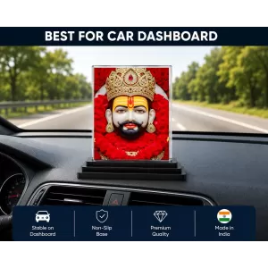 Hanuman Acrylic Car Dashboard Showpiece | Double-Sided Hanuman Photo Stand | 3 X 4 Inch Photo | Transparent Acrylic Frame With Black Base | Car Dashboard, Office & Table Decor (F72017) Hanuman Acrylic Car Dashboard Showpiece | Double-Sided Hanuman Photo Stand | 3 X 4 Inch Photo | Transparent Acrylic Frame With Black Base | Car Dashboard, Office & Table Decor (F72017)