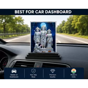 Ram Darbar Acrylic Car Dashboard Showpiece | Double-Sided Ram Darbar Photo Stand | 3 X 4 Inch Photo | Transparent Acrylic Frame With Black Base | Car Dashboard, Office & Table Decor (F72315) Ram Darbar Acrylic Car Dashboard Showpiece | Double-Sided Ram Darbar Photo Stand | 3 X 4 Inch Photo | Transparent Acrylic Frame With Black Base | Car Dashboard, Office & Table Decor (F72315)