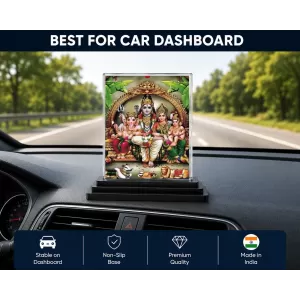 Lord Shiva Acrylic Car Dashboard Showpiece | Double-Sided Lord Shiva Photo Stand | 3 X 4 Inch Photo | Transparent Acrylic Frame With Black Base | Car Dashboard, Office & Table Decor (F71031) Lord Shiva Acrylic Car Dashboard Showpiece | Double-Sided Lord Shiva Photo Stand | 3 X 4 Inch Photo | Transparent Acrylic Frame With Black Base | Car Dashboard, Office & Table Decor (F71031)
