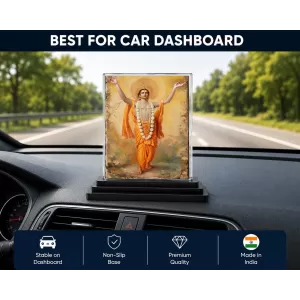 Shree Krishna Acrylic Car Dashboard Showpiece | Double-Sided Shree Krishna Photo Stand | 3 X 4 Inch Photo | Transparent Acrylic Frame With Black Base | Car Dashboard, Office & Table Decor (F71040) Shree Krishna Acrylic Car Dashboard Showpiece | Double-Sided Shree Krishna Photo Stand | 3 X 4 Inch Photo | Transparent Acrylic Frame With Black Base | Car Dashboard, Office & Table Decor (F71040)