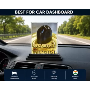 Vishwanath Acrylic Car Dashboard Showpiece | Double-Sided Vishwanath Photo Stand | 3 X 4 Inch Photo | Transparent Acrylic Frame With Black Base | Car Dashboard, Office & Table Decor (F71416) Vishwanath Acrylic Car Dashboard Showpiece | Double-Sided Vishwanath Photo Stand | 3 X 4 Inch Photo | Transparent Acrylic Frame With Black Base | Car Dashboard, Office & Table Decor (F71416)