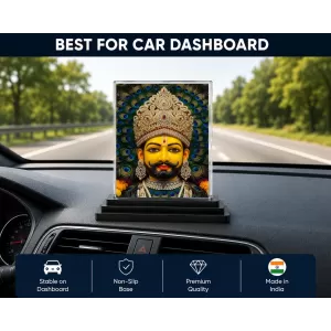 Lord Shree Krishna Acrylic Car Dashboard Showpiece | Double-Sided Lord Shree Krishna Photo Stand | 3 X 4 Inch Photo | Transparent Acrylic Frame With Black Base | Car Dashboard, Office & Table Decor (F71496) Lord Shree Krishna Acrylic Car Dashboard Showpiece | Double-Sided Lord Shree Krishna Photo Stand | 3 X 4 Inch Photo | Transparent Acrylic Frame With Black Base | Car Dashboard, Office & Table Decor (F71496)