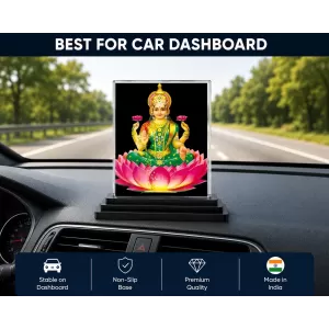 Lord Ganesha Acrylic Car Dashboard Showpiece | Double-Sided Lord Ganesha Photo Stand | 3 X 4 Inch Photo | Transparent Acrylic Frame With Black Base | Car Dashboard, Office & Table Decor (F71512) Lord Ganesha Acrylic Car Dashboard Showpiece | Double-Sided Lord Ganesha Photo Stand | 3 X 4 Inch Photo | Transparent Acrylic Frame With Black Base | Car Dashboard, Office & Table Decor (F71512)