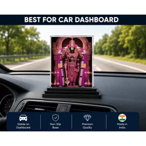 Veerabhadra Acrylic Car Dashboard Showpiece | Double-Sided Veerabhadra Photo Stand | 3 X 4 Inch Photo | Transparent Acrylic Frame With Black Base | Car Dashboard, Office & Table Decor (F71520) Veerabhadra Acrylic Car Dashboard Showpiece | Double-Sided Veerabhadra Photo Stand | 3 X 4 Inch Photo | Transparent Acrylic Frame With Black Base | Car Dashboard, Office & Table Decor (F71520)