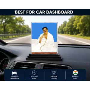 PoomaLord Ram Acrylic Car Dashboard Showpiece | Double-Sided PoomaLord Ram Photo Stand | 3 X 4 Inch Photo | Transparent Acrylic Frame With Black Base | Car Dashboard, Office & Table Decor (F71676) PoomaLord Ram Acrylic Car Dashboard Showpiece | Double-Sided PoomaLord Ram Photo Stand | 3 X 4 Inch Photo | Transparent Acrylic Frame With Black Base | Car Dashboard, Office & Table Decor (F71676)