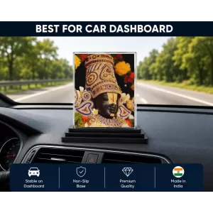 Lord Krishna Acrylic Car Dashboard Showpiece | Double-Sided Lord Krishna Photo Stand | 3 X 4 Inch Photo | Transparent Acrylic Frame With Black Base | Car Dashboard, Office & Table Decor (F72088) Lord Krishna Acrylic Car Dashboard Showpiece | Double-Sided Lord Krishna Photo Stand | 3 X 4 Inch Photo | Transparent Acrylic Frame With Black Base | Car Dashboard, Office & Table Decor (F72088)